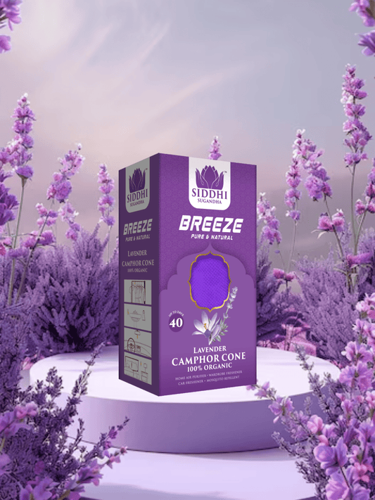 Siddhi Sugandh Lavender Camphor Cone - 55 gm