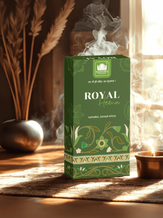 Royal Heena Natural Dhoop Sticks – 50 Gram - Pack of 2