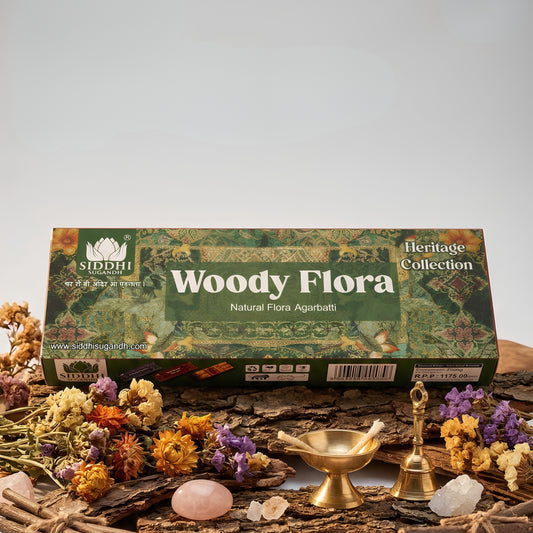 Woody Flora Natural Flora Agarbatti 250g | Premium Woody Incense Sticks