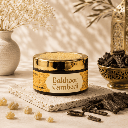 Bakhoor Cambodi Premium Bakhoor Chips 25g | Luxury Arabic Home Fragrance | Siddhi Sugandh