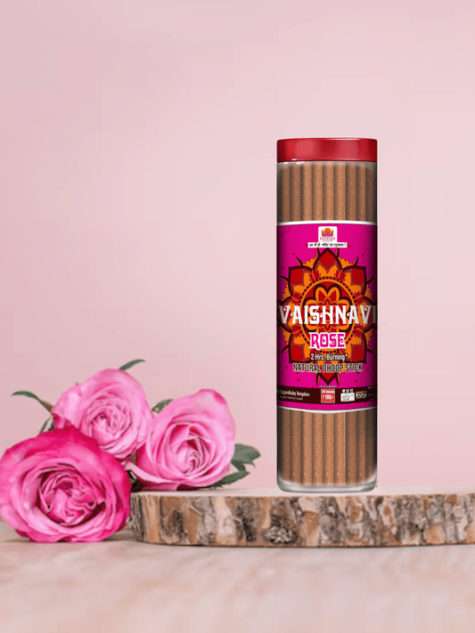 Siddhi Sugandh Vaishnavi Rose Bambooless Sticks - 20 Sticks