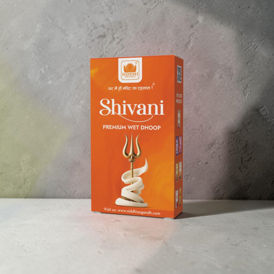 Shivani premium wet dhoop 100g pack by Siddhi Sugandh charcoal free natural wet dhoop sticks