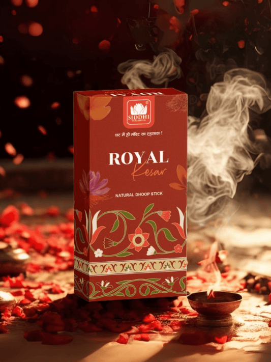 Royal Kesar Natural Dhoop Sticks – 50 Gram  - Pack of 2