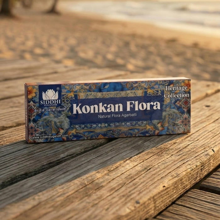 Konkan Flora Natural Flora Agarbatti 250g | Premium Heritage Incense Sticks