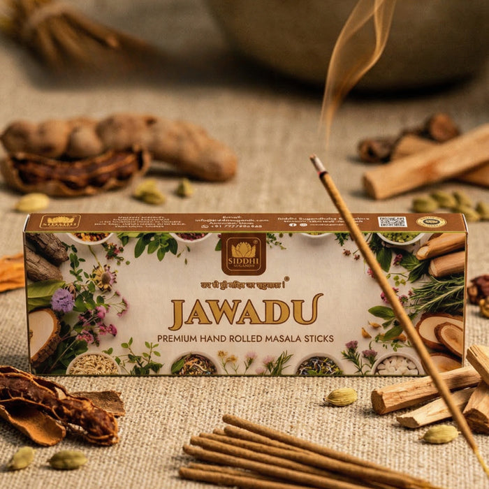 Javadu Premium Hand-Rolled Masala Incense Sticks 200g | Ancient Herbal Agarbatti