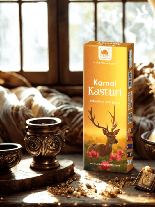 Kamal Kasturi Premium Dhoop Sticks – 10 sticks/Box  - Pack of 2