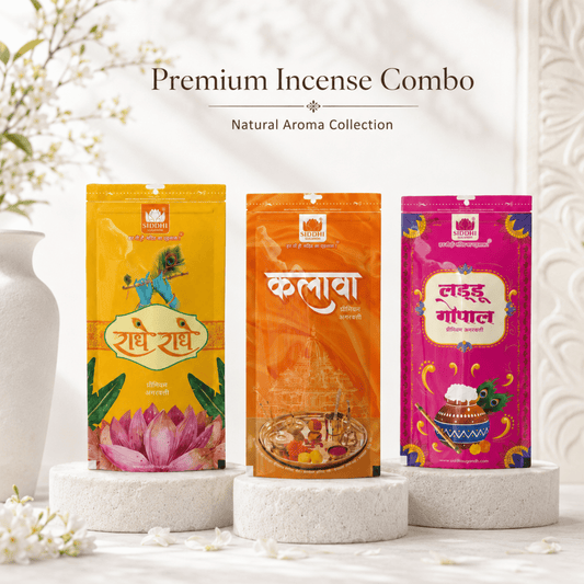 Premium White Incense Sticks Combo – 120GX3 | Combo of 3