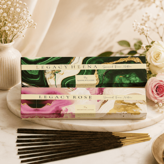 Siddhi Sugandh Legacy Masala Incense Duo - 10 Sticks Each Box