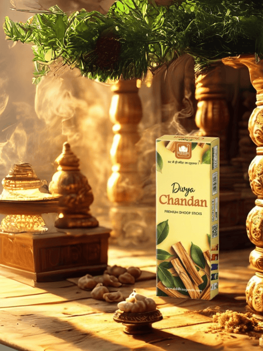 Divya Chandan Premium Dhoop Sticks – 10 Sticks /Box  - Pack of 2
