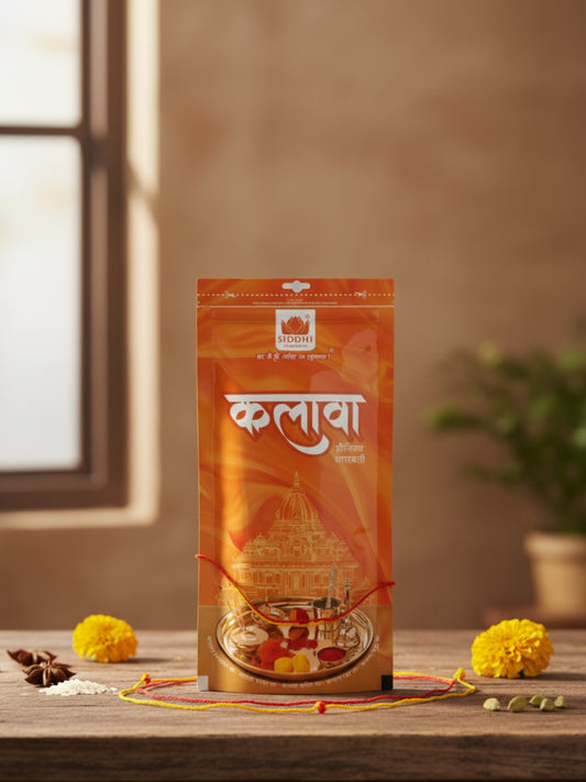 Kalawa Premium White Incense Sticks | Sacred Temple Aroma for Peace & Prosperity | Zipper Pack (120g)