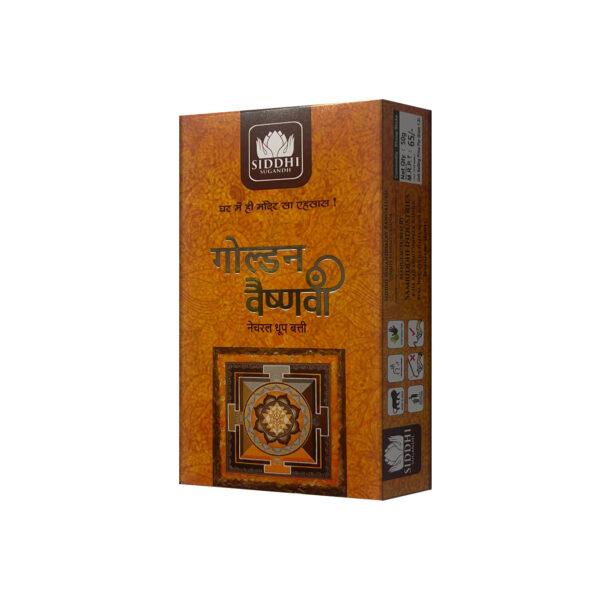 Siddhi Sugandh - Flora Dhoop Sticks series Golden Vaishnavi - 50 gm - Image 4