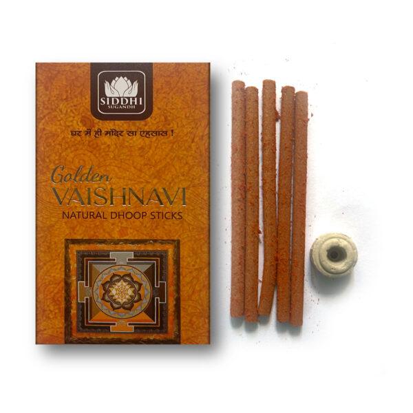 Siddhi Sugandh - Flora Dhoop Sticks series Golden Vaishnavi - 50 gm - Image 3