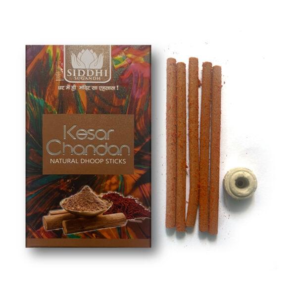 Siddhi Sugandh - Flora Dhoop Sticks series Kesar Chandan - 50 gm - Image 3